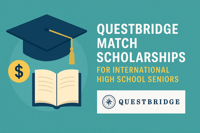 QuestBridge Match Scholarships for International High School Seniors