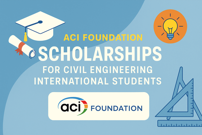 ACI Foundation Scholarships for Civil Engineering International Students