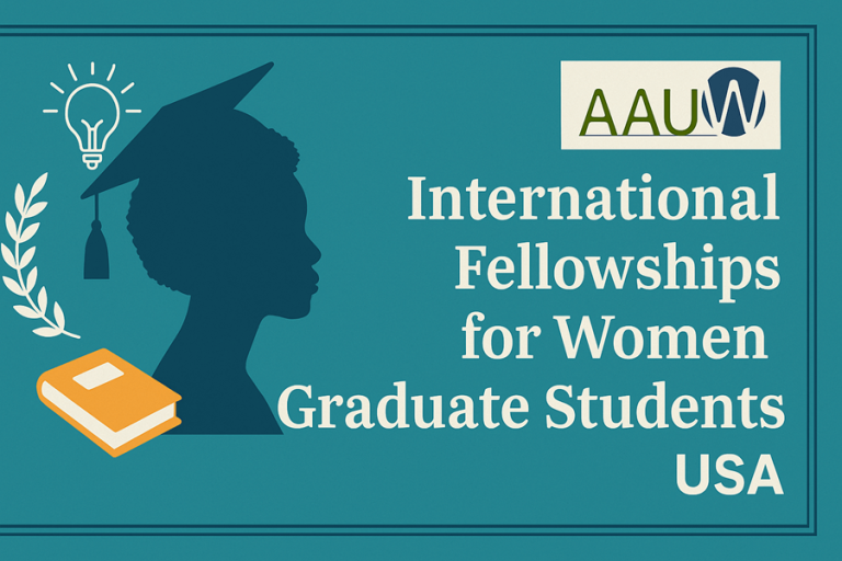 AAUW International Fellowships for Women Graduate Students USA