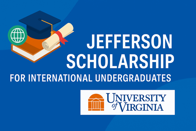 Jefferson Scholarship for International Undergraduates at UVA