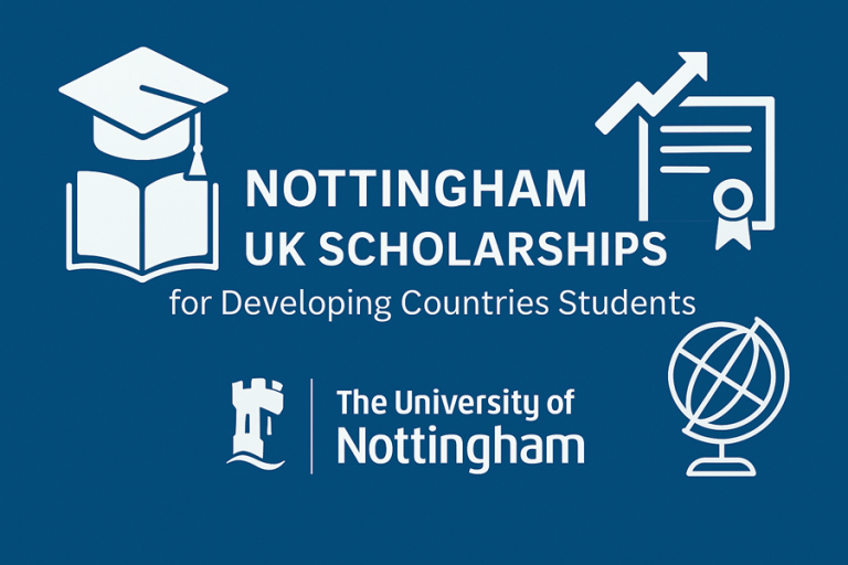 Nottingham UK Scholarships for Developing Countries Students
