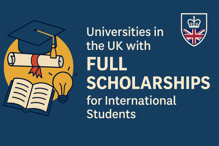 Universities in the UK with Full Scholarships for International Students